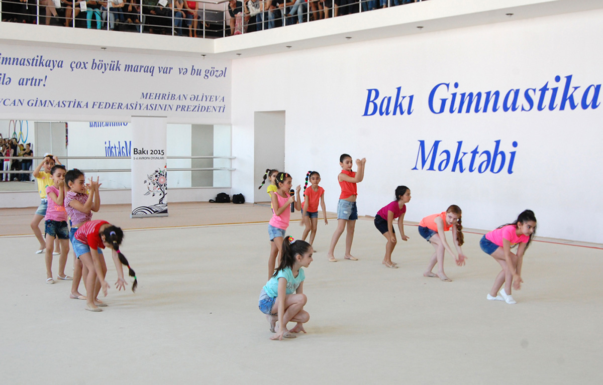Bədii gimnastika üzrə festival yarışları keçirilib (FOTO)