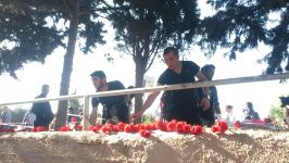 Bakıda yanğın zamanı ölənlər anıldı (FOTO)