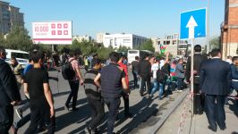Bakıda yanğın zamanı ölənlər anıldı (FOTO)