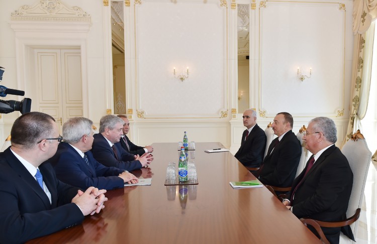 Prezident İlham Əliyev Belarus Baş nazirinin müavinini qəbul edib