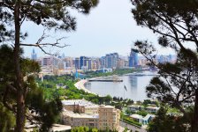 Bakı-2015: Dağüstü parkdan paytaxta açılan gözəl mənzərə (FOTO-2)