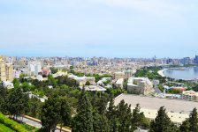 Bakı-2015: Dağüstü parkdan paytaxta açılan gözəl mənzərə (FOTO-2)