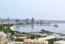 Bakı-2015: Dağüstü parkdan paytaxta açılan gözəl mənzərə (FOTO-2)