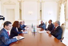 Prezident İlham Əliyev BMT-nin Ərzaq və Kənd Təsərrüfatı Təşkilatının Baş direktorunu qəbul edib (FOTO)