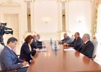 Prezident İlham Əliyev BMT-nin Ərzaq və Kənd Təsərrüfatı Təşkilatının Baş direktorunu qəbul edib (FOTO)