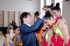 Bakı Gimnastika Məktəbində akrobatika gimnastikası üzrə yarışlar keçirilib (FOTO)