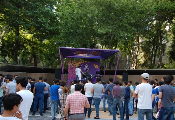 Birinci Avropa Oyunları ərəfəsində Bakıda "İFAM" xalq səhnəsi təşkil olunub (FOTO)