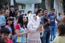Birinci Avropa Oyunları ərəfəsində Bakıda "İFAM" xalq səhnəsi təşkil olunub (FOTO)