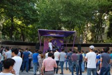 Birinci Avropa Oyunları ərəfəsində Bakıda "İFAM" xalq səhnəsi təşkil olunub (FOTO)