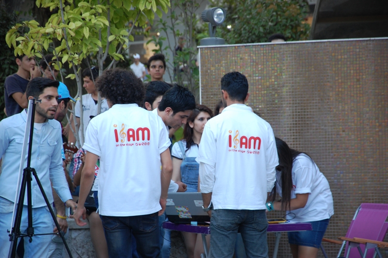 Birinci Avropa Oyunları ərəfəsində Bakıda "İFAM" xalq səhnəsi təşkil olunub (FOTO)