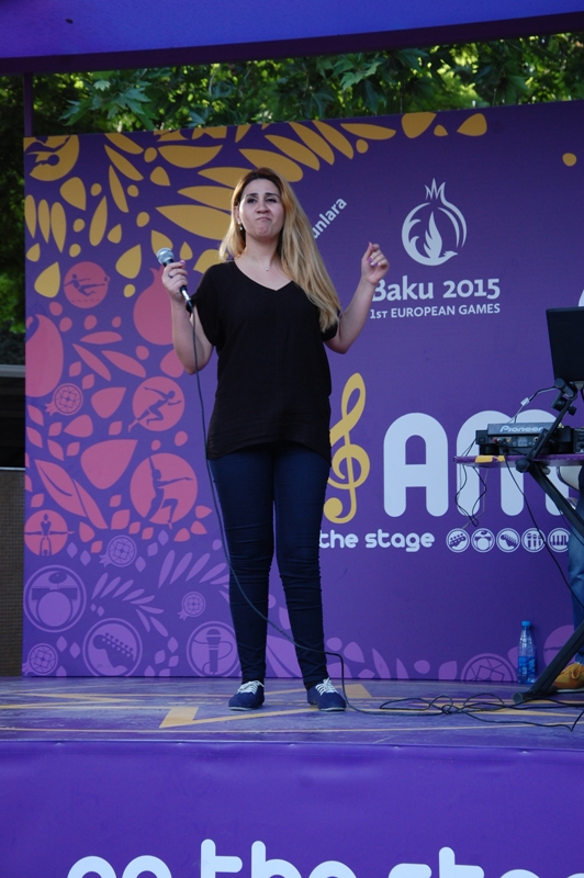 Birinci Avropa Oyunları ərəfəsində Bakıda "İFAM" xalq səhnəsi təşkil olunub (FOTO)