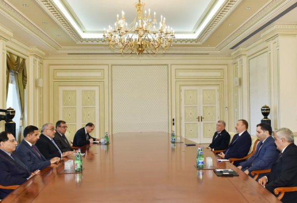 Prezident İlham Əliyev İraqın neft nazirini qəbul edib