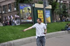 Kiyevdə I Avropa Oyunları ilə bağlı bayram yürüşü və tanıtım keçirildi (FOTO)