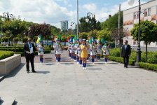 Kiyevdə I Avropa Oyunları ilə bağlı bayram yürüşü və tanıtım keçirildi (FOTO)