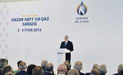 Prezident İlham Əliyev və xanımı Caspian Oil & Gas və Caspian Power sərgilərinin açılış mərasimində iştirak edir (FOTO)
