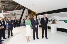 Prezident İlham Əliyev və xanımı Caspian Oil & Gas və Caspian Power sərgilərinin açılış mərasimində iştirak edir (FOTO)