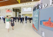 Prezident İlham Əliyev və xanımı Caspian Oil & Gas və Caspian Power sərgilərinin açılış mərasimində iştirak edir (FOTO)
