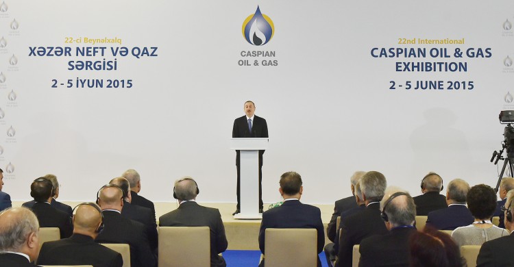 Prezident İlham Əliyev və xanımı Caspian Oil & Gas və Caspian Power sərgilərinin açılış mərasimində iştirak edir (FOTO)