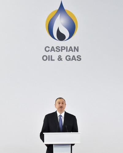 Prezident İlham Əliyev və xanımı Caspian Oil & Gas və Caspian Power sərgilərinin açılış mərasimində iştirak edir (FOTO)