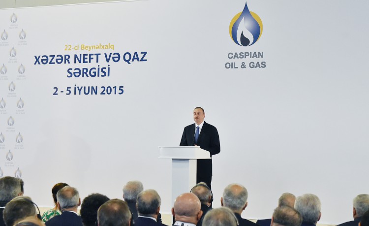 Prezident İlham Əliyev və xanımı Caspian Oil & Gas və Caspian Power sərgilərinin açılış mərasimində iştirak edir (FOTO)