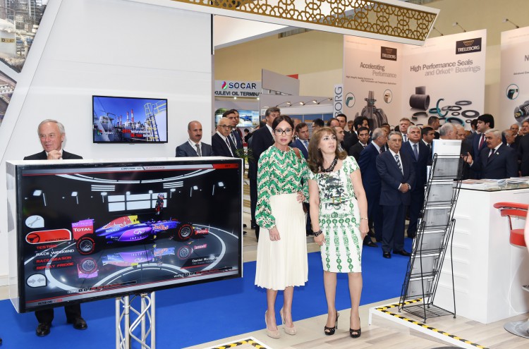 Prezident İlham Əliyev və xanımı Caspian Oil & Gas və Caspian Power sərgilərinin açılış mərasimində iştirak edir (FOTO)