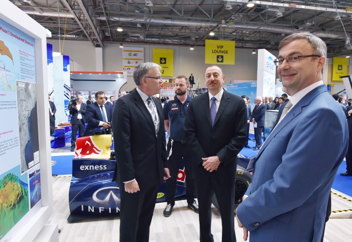 Prezident İlham Əliyev və xanımı Caspian Oil & Gas və Caspian Power sərgilərinin açılış mərasimində iştirak edir (FOTO)