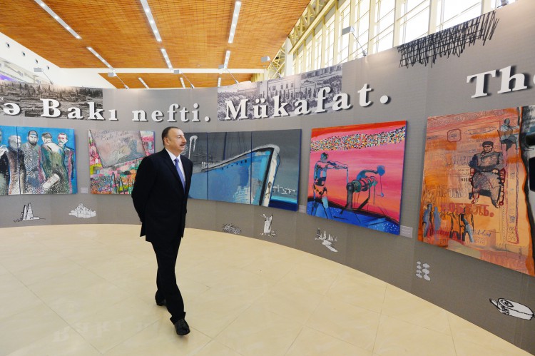 Prezident İlham Əliyev və xanımı Caspian Oil & Gas və Caspian Power sərgilərinin açılış mərasimində iştirak edir (FOTO)