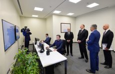 Prezident İlham Əliyev ilk Avropa Oyunları üçün avtobus deposu və təlim mərkəzinin açılışında iştirak edib (FOTO)