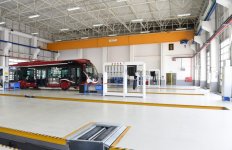 Prezident İlham Əliyev ilk Avropa Oyunları üçün avtobus deposu və təlim mərkəzinin açılışında iştirak edib (FOTO)