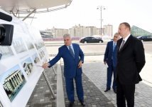 Prezident İlham Əliyev Bakıya gətirilən yeni elektrik qatarı ilə tanış olub (FOTO)