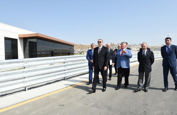 Prezident İlham Əliyev ilk Avropa Oyunları üçün avtobus deposu və təlim mərkəzinin açılışında iştirak edib (FOTO)