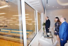 Prezident İlham Əliyev və xanımı Azərbaycan Boks Federasiyasının inzibati binasının və “Qafqaz Baku Sport Hotel”in açılışlarında iştirak ediblər (FOTO)