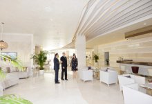 Prezident İlham Əliyev və xanımı Azərbaycan Boks Federasiyasının inzibati binasının və “Qafqaz Baku Sport Hotel”in açılışlarında iştirak ediblər (FOTO)