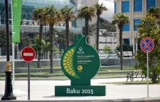 Bakı İlk Avropa Oyunları əhvali-ruhiyyəsində (FOTO)