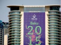 Bakı İlk Avropa Oyunları əhvali-ruhiyyəsində (FOTO)