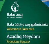 Bakı İlk Avropa Oyunları əhvali-ruhiyyəsində (FOTO)