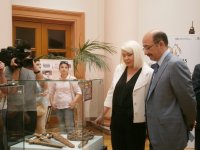 Bakıda dünyanın şokoladdan hazırlanmış 3D rəsmi təqdim edildi (FOTO)