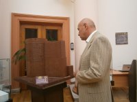 Bakıda dünyanın şokoladdan hazırlanmış 3D rəsmi təqdim edildi (FOTO)