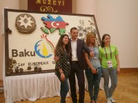 Bakıda dünyanın şokoladdan hazırlanmış 3D rəsmi təqdim edildi (FOTO)