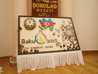 Bakıda dünyanın şokoladdan hazırlanmış 3D rəsmi təqdim edildi (FOTO)