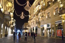 Bakı 2015: Bakıda gecə gəzintisi (FOTO)