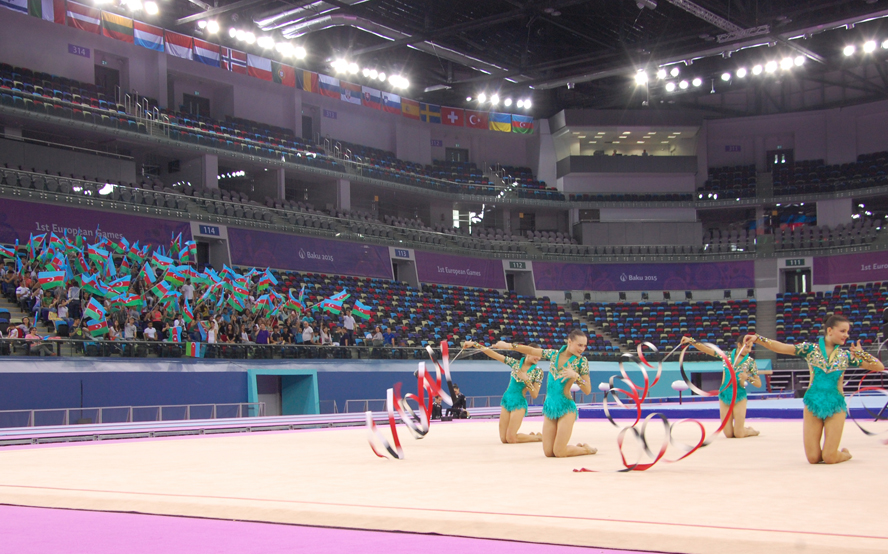 Birinci Avropa Oyunları ərəfəsində gimnastların sonuncu yoxlama məşqləri keçirilib (FOTO)