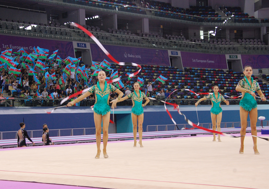 Birinci Avropa Oyunları ərəfəsində gimnastların sonuncu yoxlama məşqləri keçirilib (FOTO)