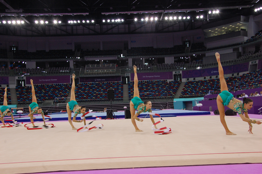Birinci Avropa Oyunları ərəfəsində gimnastların sonuncu yoxlama məşqləri keçirilib (FOTO)