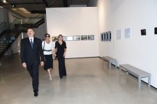 Prezident İlham Əliyev və xanımı YARAT Müasir İncəsənət Mərkəzinin ilk daimi məkanı ilə tanış olublar (FOTO)