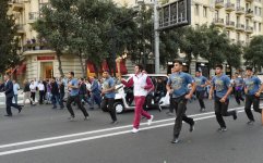 Prezident İlham Əliyev Dənizkənarı Milli Parkdakı “Sadko” limanında Avropa Oyunlarının məşəlini qəbul etdi (FOTO)