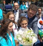 Avropa Oyunlarında iştirak edəcək Türkiyə idmançılarının ilk qrupu Azərbaycana gəlib (FOTO)