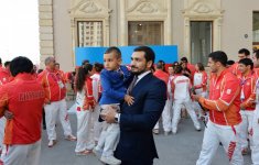 Prezident İlham Əliyev və xanımı Azərbaycanı birinci Avropa Oyunlarında təmsil edəcək idmançılarla görüşüblər (FOTO)