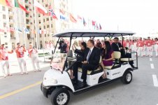 Prezident İlham Əliyev və xanımı Azərbaycanı birinci Avropa Oyunlarında təmsil edəcək idmançılarla görüşüblər (FOTO)