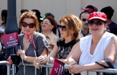 Avropa Oyunlarının məşəlinin İçərişəhər estafeti (FOTO)